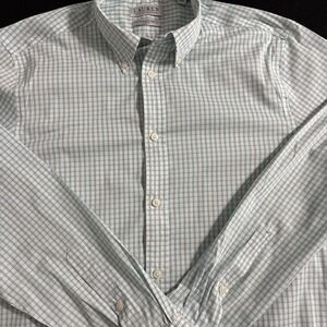 Lauren Ralph Lauren Men's Plaid Blue White Medium Button Down